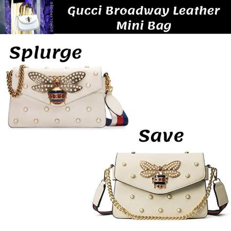 gucci broadway dupe